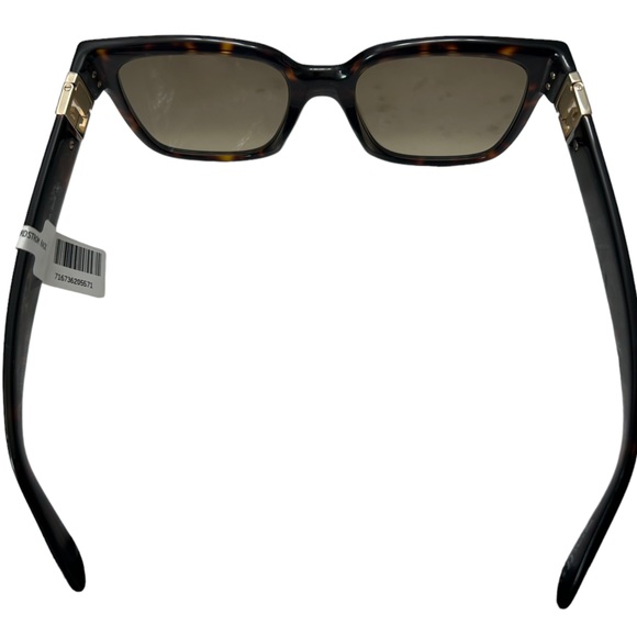 NWT GIVENCHY HAVANA SQUARE SUNGLASSES BROWN, CASE AND CLOTH - Picture 7 of 10